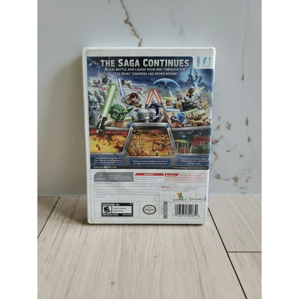 LEGO Star Wars III The Clone Wars Nintendo Wii 2011 Video Game - no manual